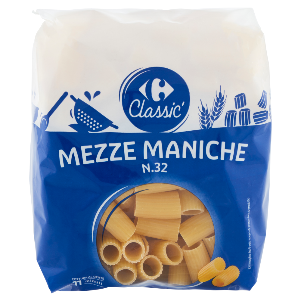 Carrefour Classic Mezze Maniche N.32 500 g