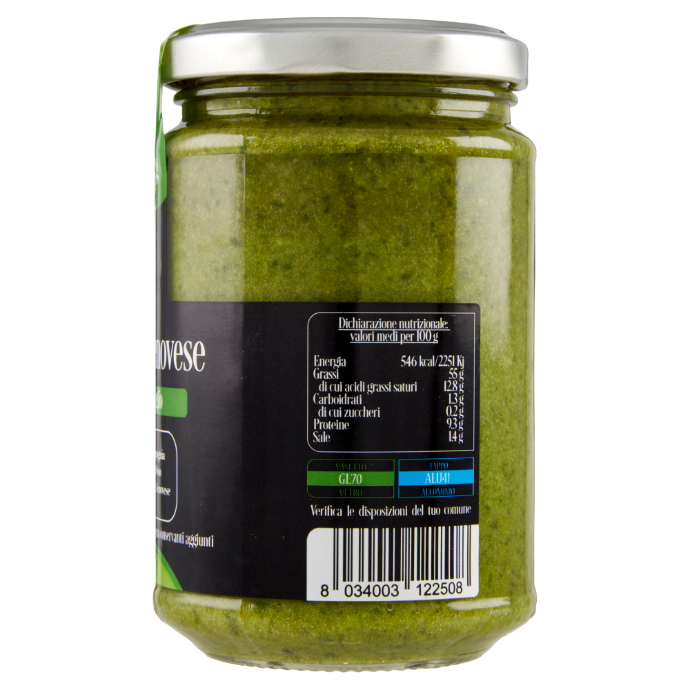 Compagnia del Pesto Genovese Pesto Genovese con aglio 240 g