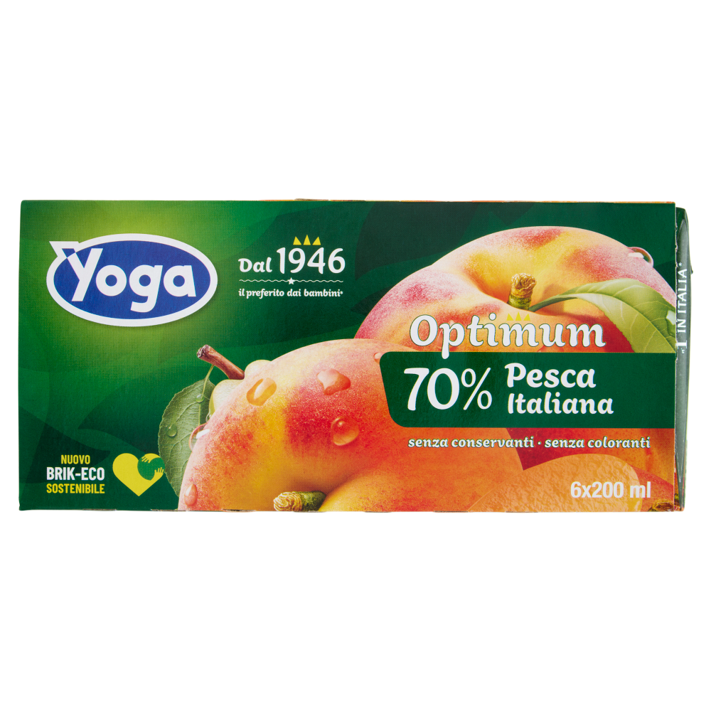 Yoga Optimum 70% Pesca Italiana 6 x 200 ml