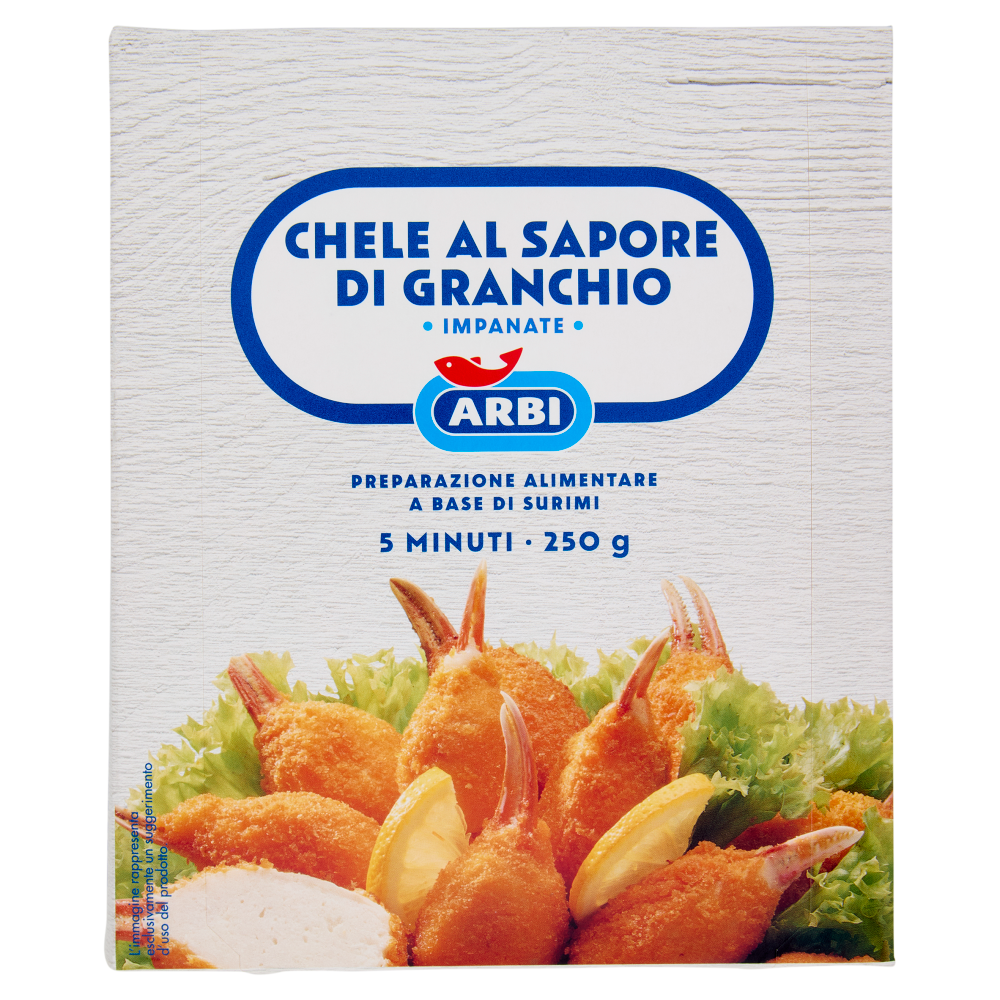 Arbi Chele al Sapore di Granchio Impanate 250 g