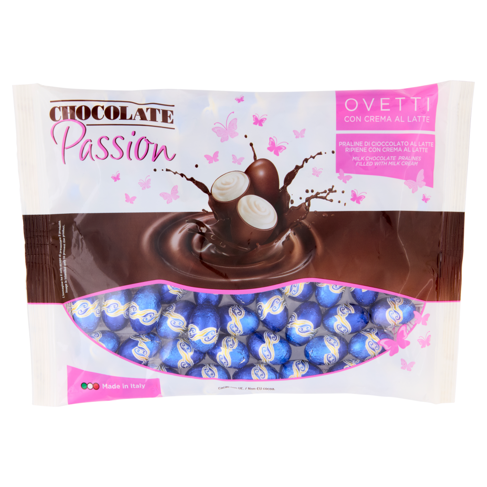 Chocolate Passion Ovetti con Crema al Latte 450 g