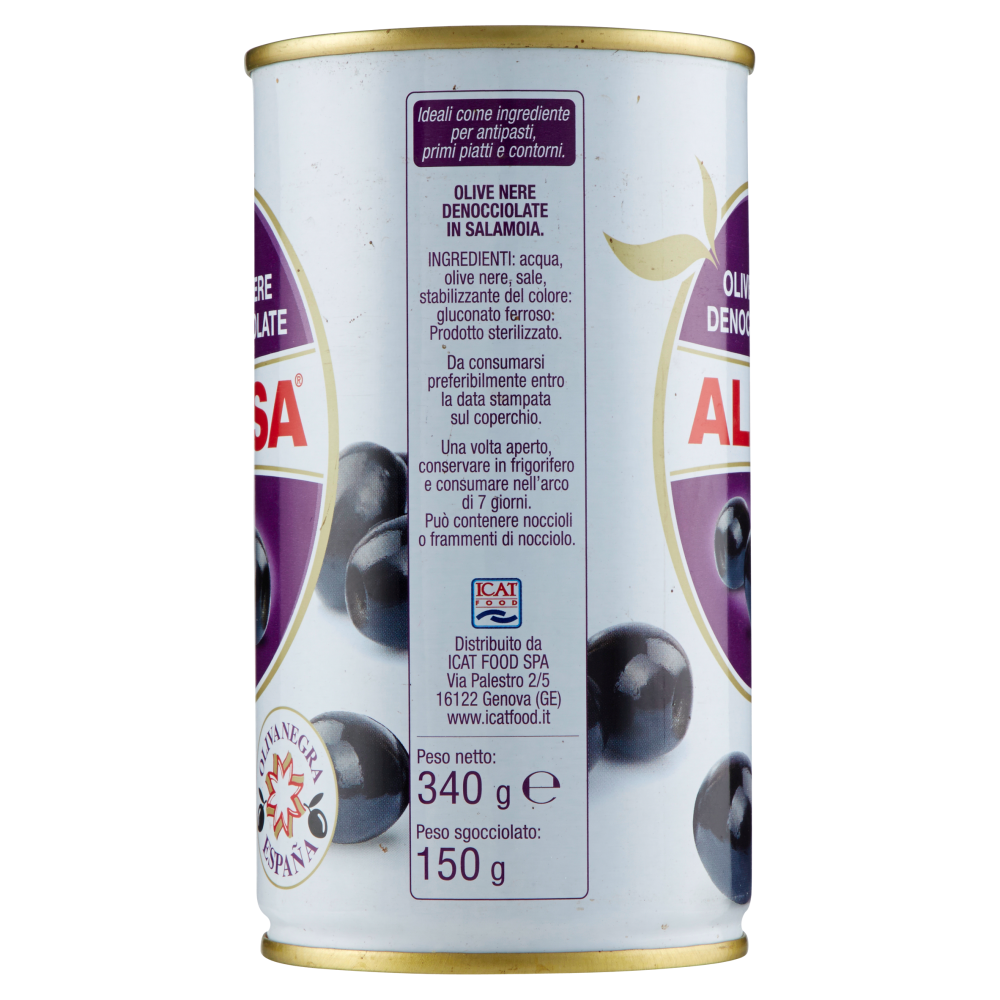 Alisa Olive Nere Denocciolate 340 g