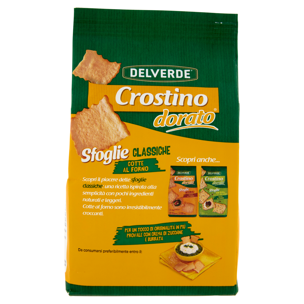 Delverde Crostino dorato Sfoglie Classiche 180 g
