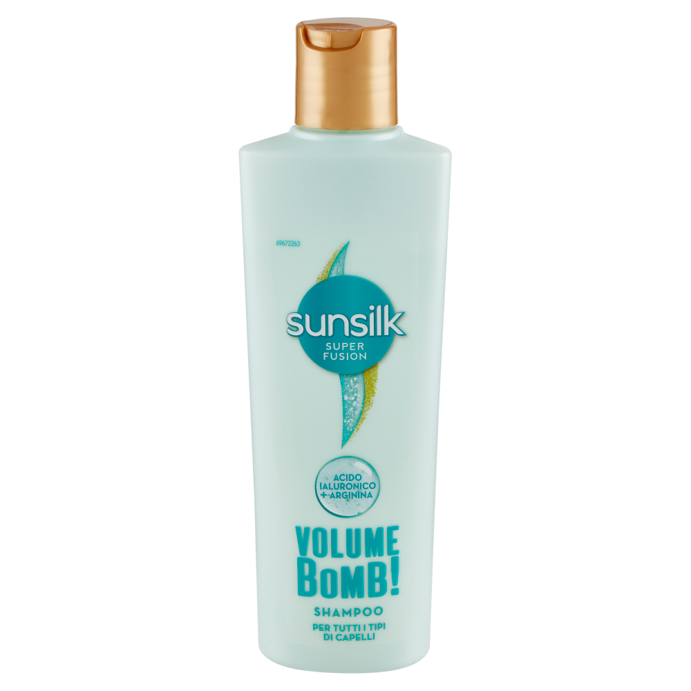 sunsilk Super Fusion Volume Bomb! Shampoo per Tutti i Tipi di Capelli 220 ml