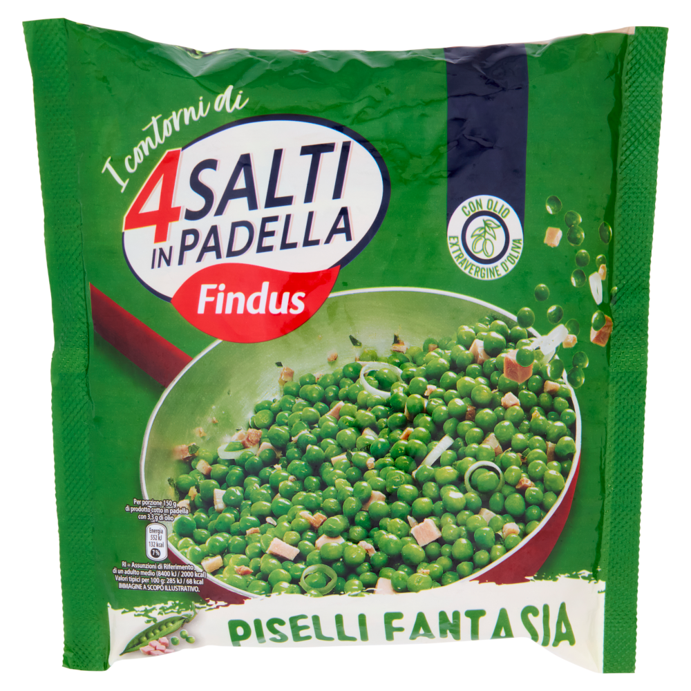 4 Salti in Padella Findus Piselli Fantasia 450 g
