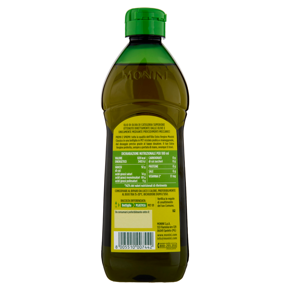 Monini Classico Olio Extra Vergine di Oliva 450 ml