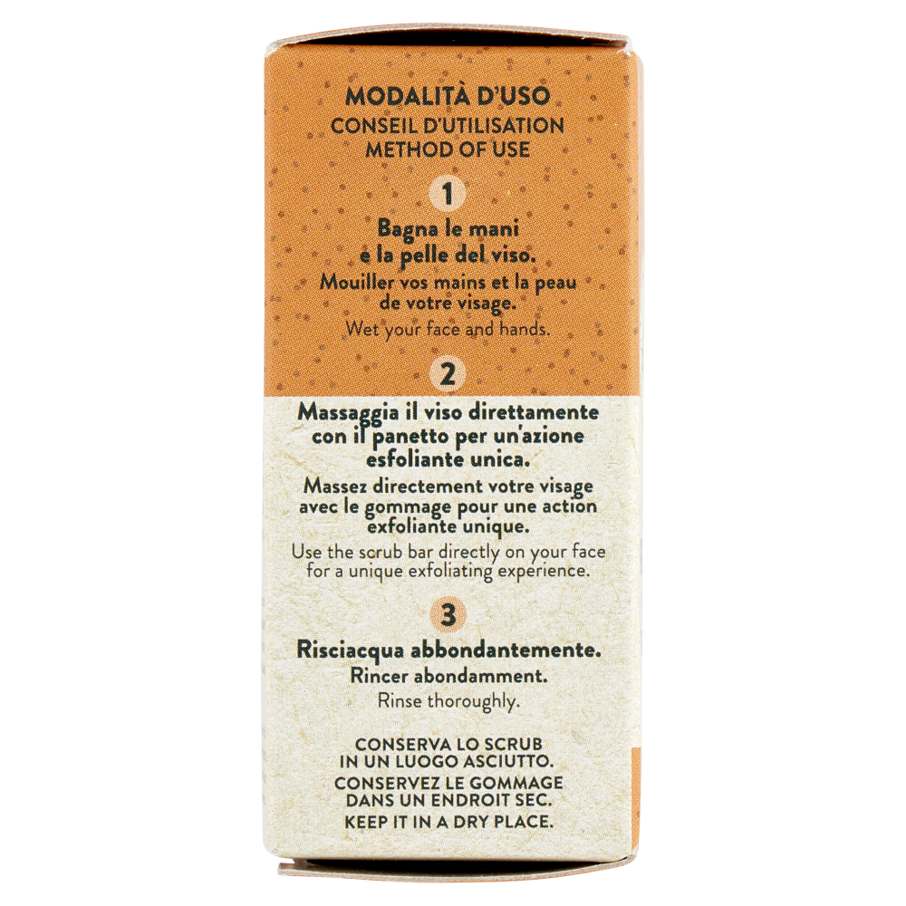 Omnia Botanica Scrub Viso Solido Ginseng & Nocciola 50 g