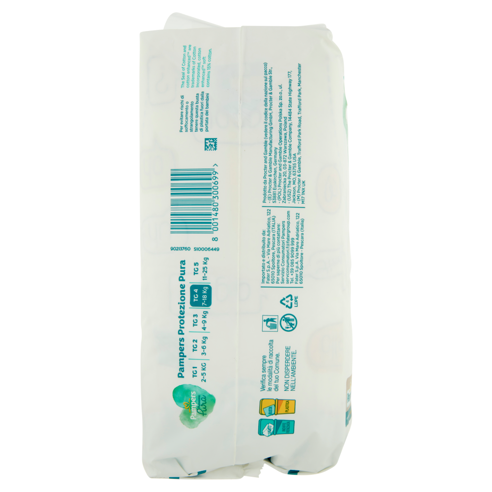 Pampers Protezione Pura 4 19 pz