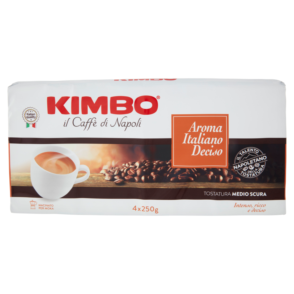 Kimbo Aroma Italiano Deciso 4 x 250 g
