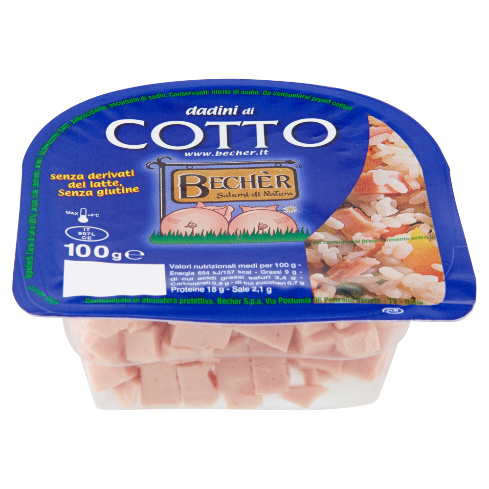 Bechèr dadini di Cotto 100 g