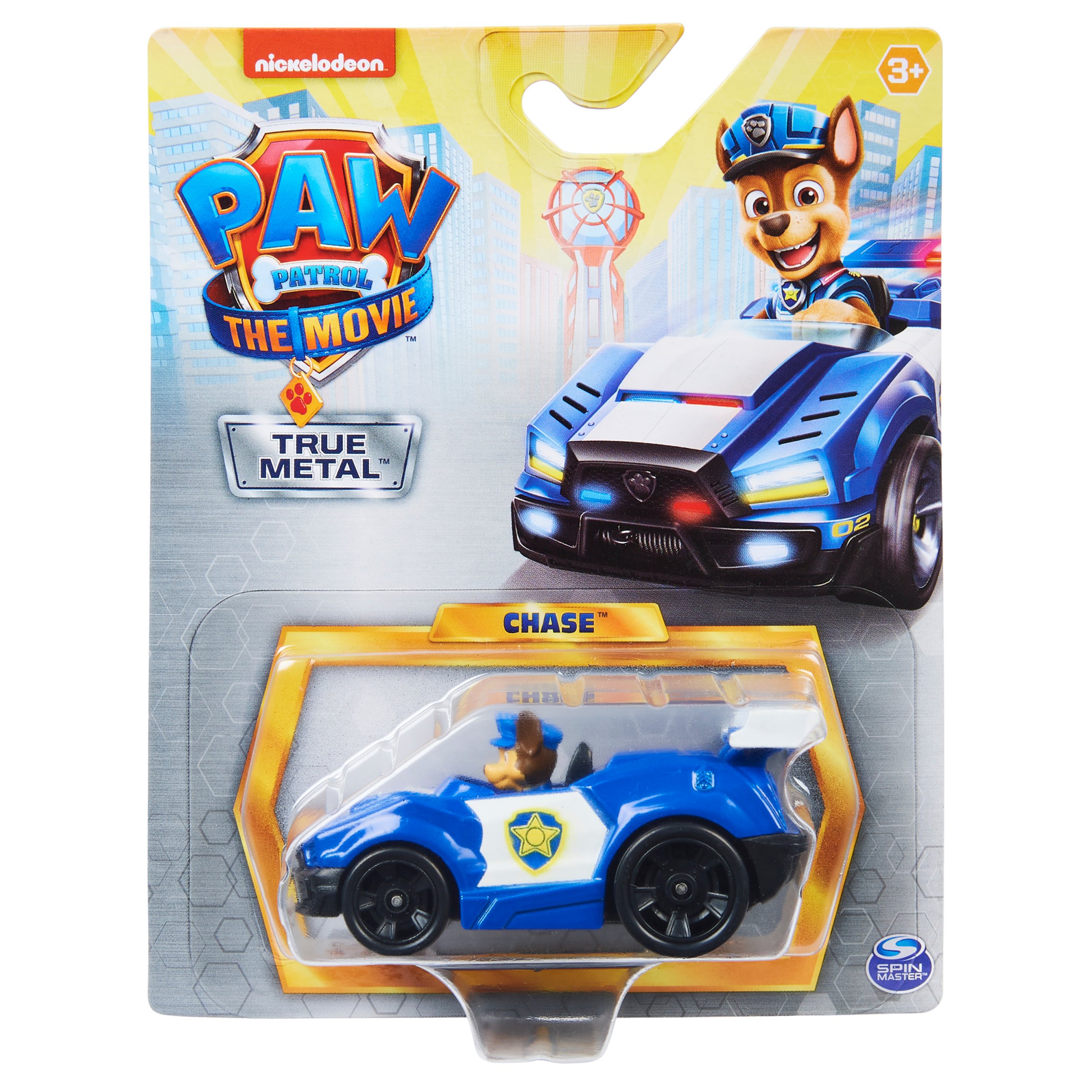 PAW Patrol veicolo in metallo die-cast da collezione True Metal Ready Race Rescue, in scala 1:55