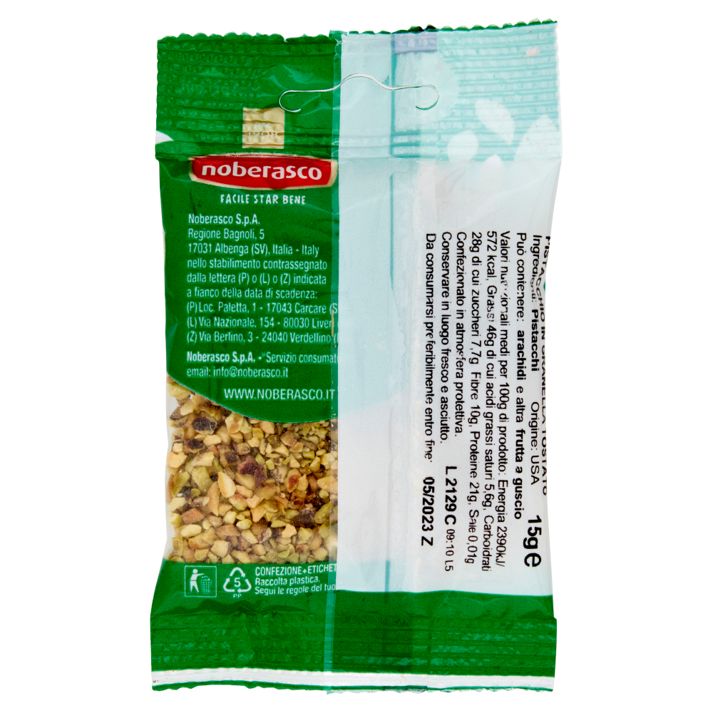 noberasco € 0,99 Pistacchi Tostati in Granella 15 g