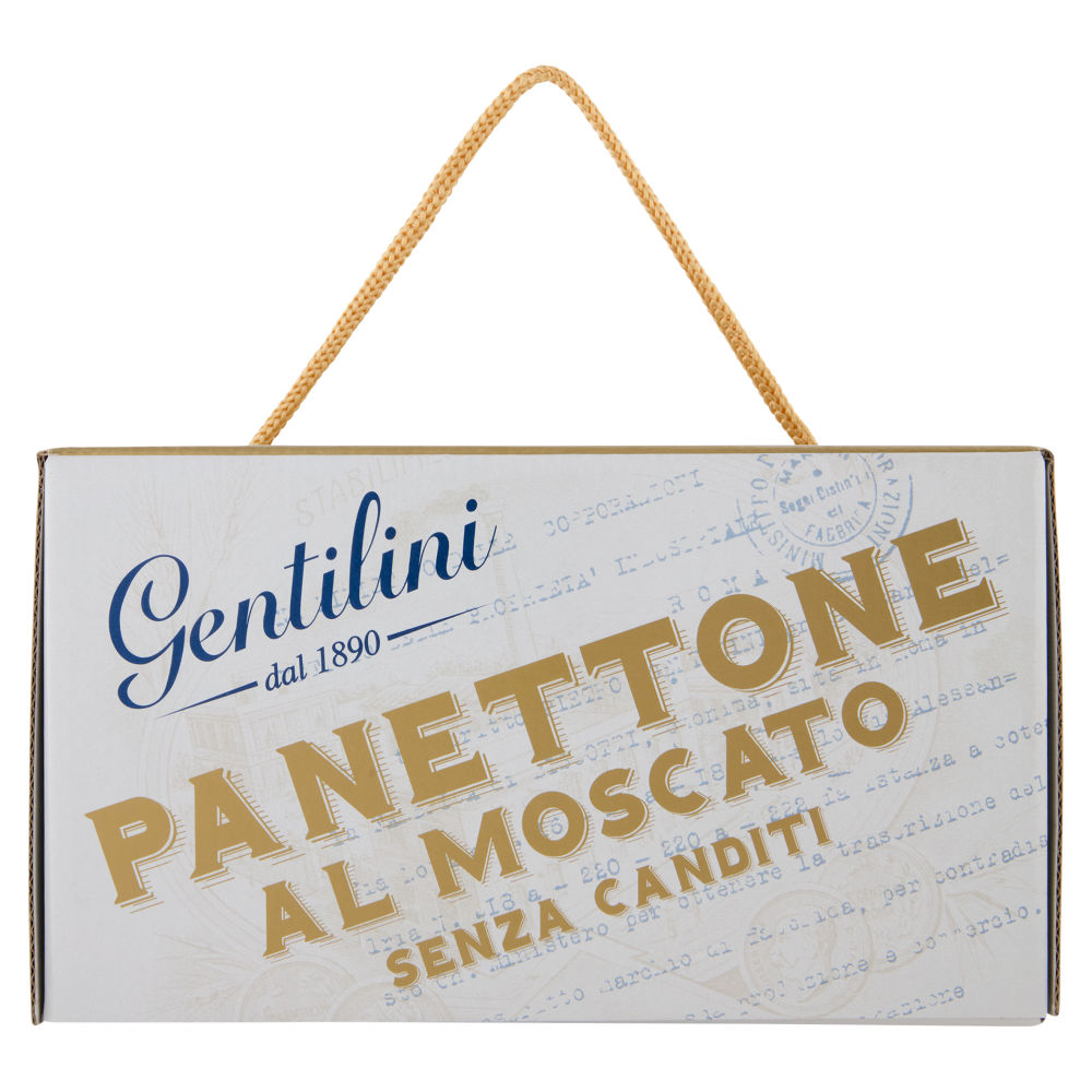 Gentilini Panettone al Moscato Senza Canditi 750 g