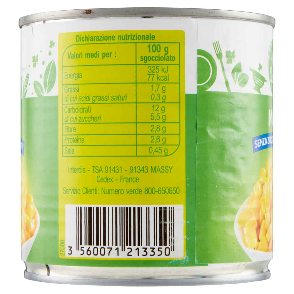 Carrefour Classic Mais Senza Zuccheri Aggiunti* 300 g