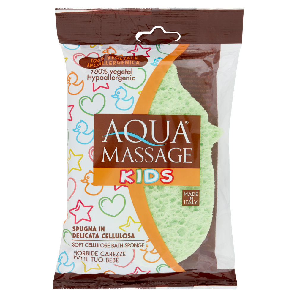 Aquamassage Kids Spugna in Delicata Cellulosa