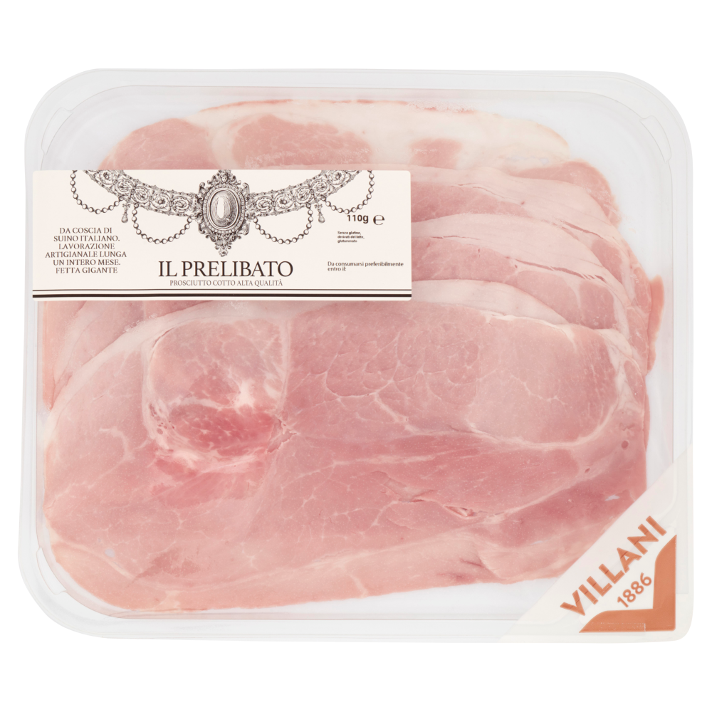 Villani il Prelibato Prosciutto Cotto Alta Qualità 110 g