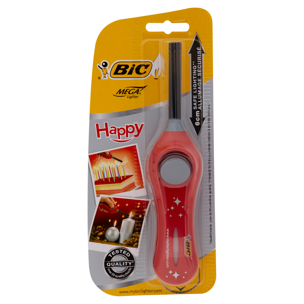 Bic Mega Lighter Happy