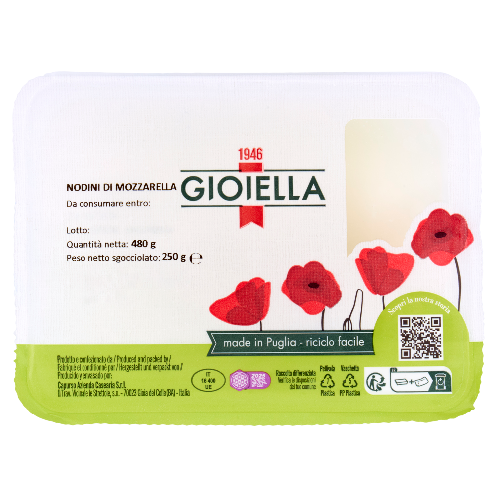 Gioiella Nodini di Mozzarella 250 g