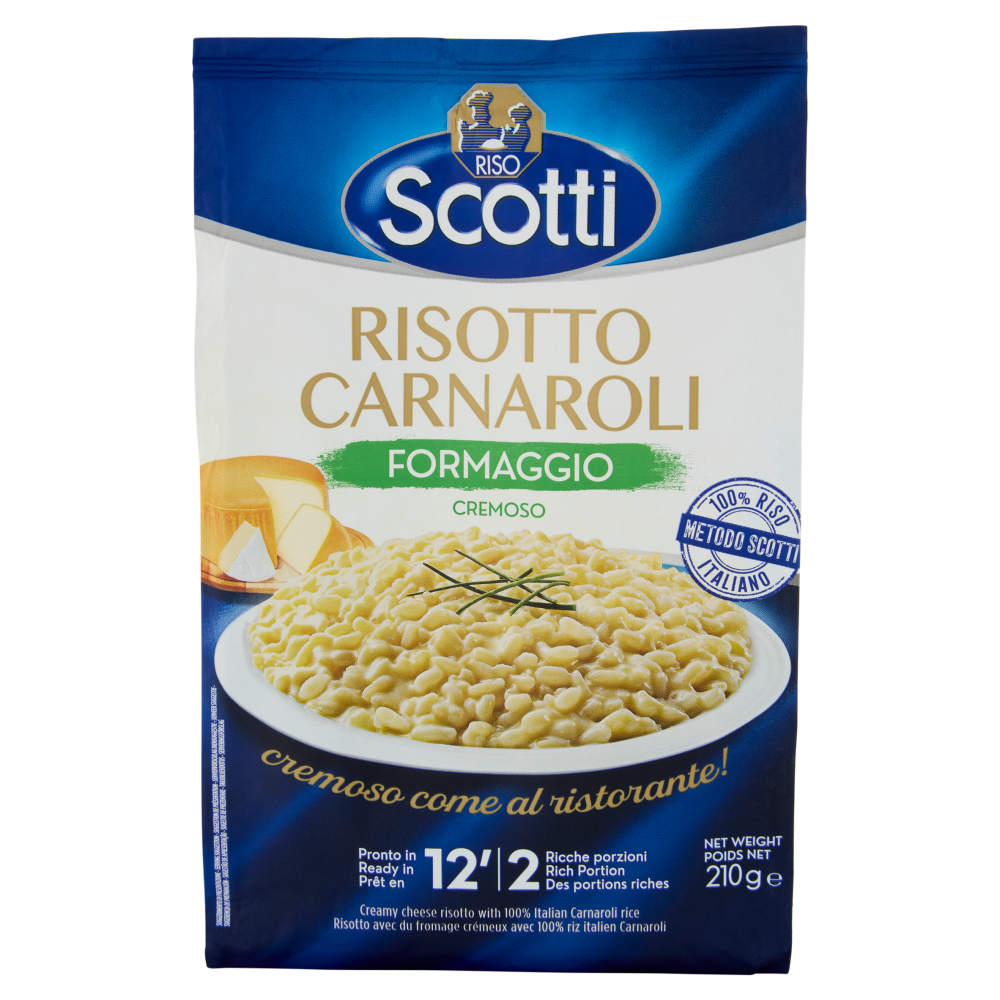 Riso Scotti Risotto Carnaroli Formaggio Cremoso 210 g