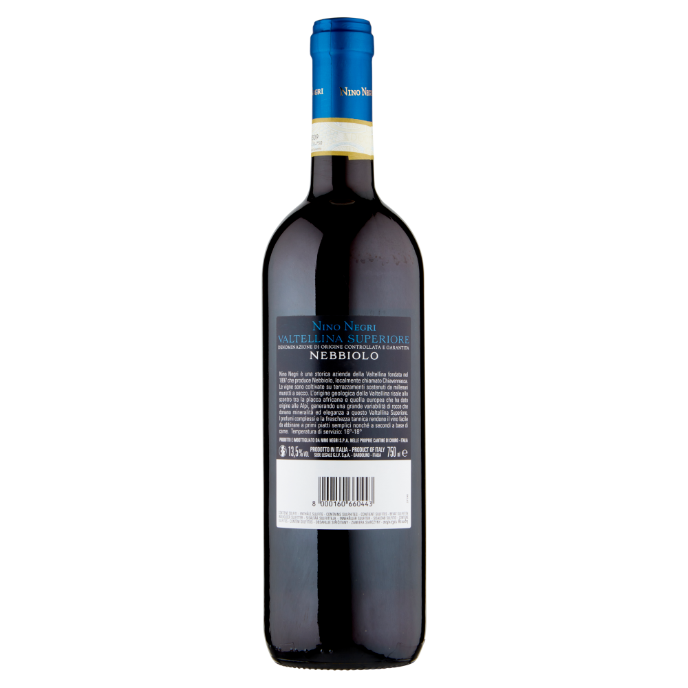 Nino Negri Valtellina Superiore DOCG Nebbiolo 750 ml