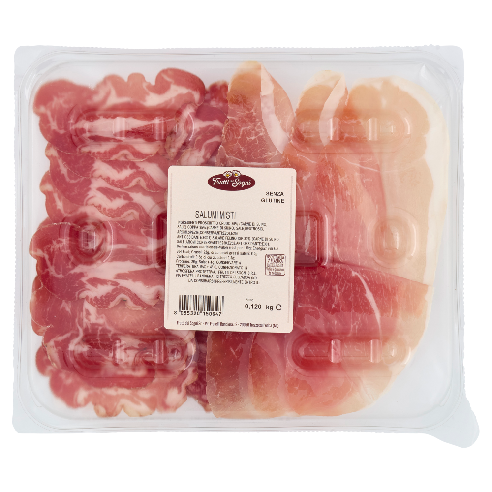 Frutti dei Sogni Salumi Misti 0,120 kg