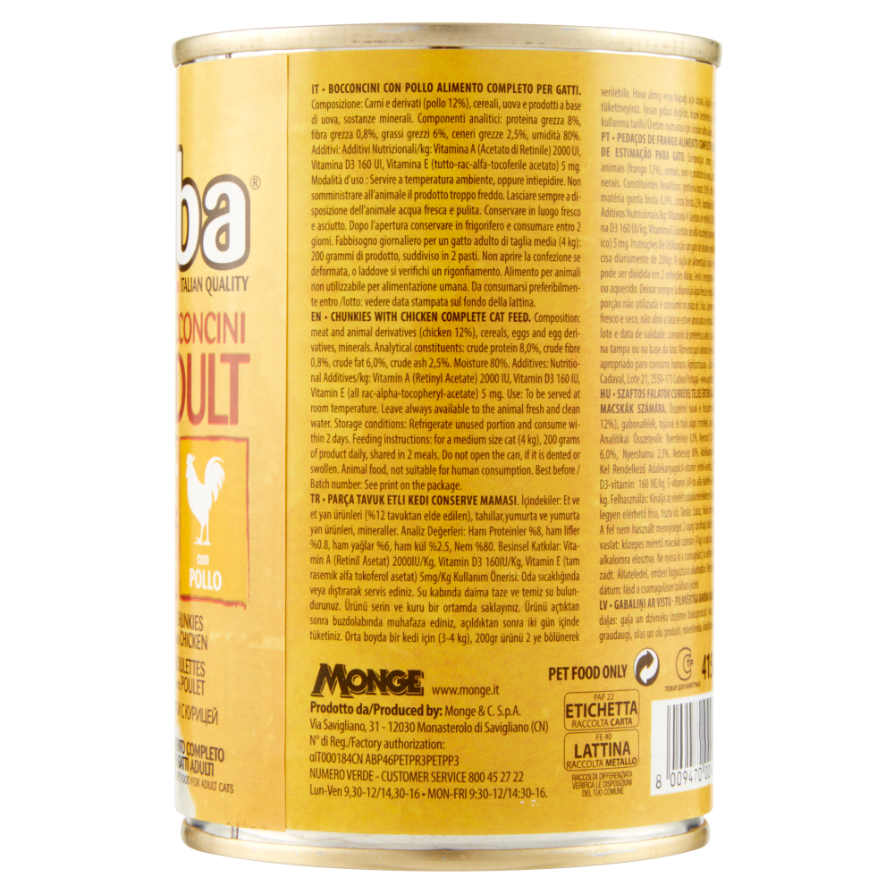 Simba Bocconcini Adult con Pollo 415 g