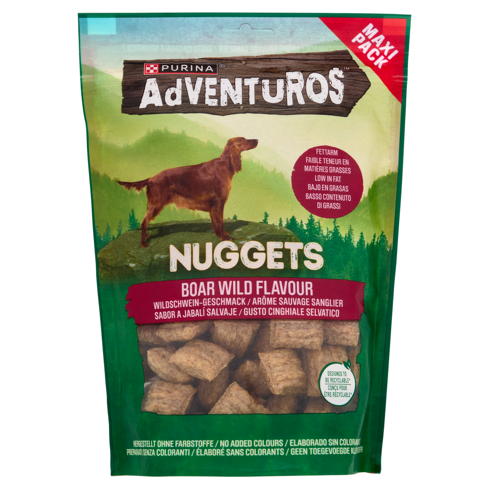 PURINA ADVENTUROS Nuggets Cinghiale Selvatico 300g