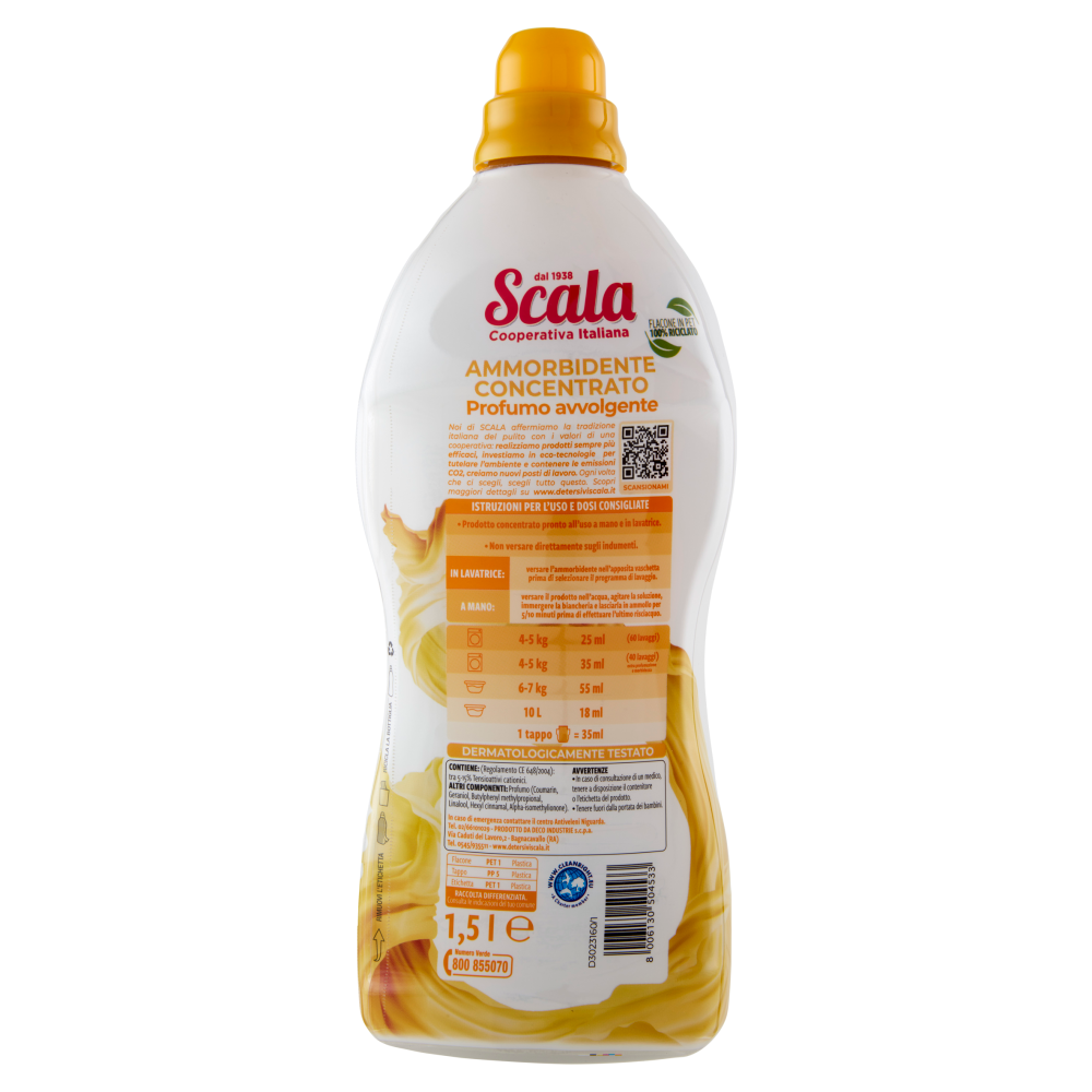 Scala Ammorbidente Concentrato Vaniglia e Fresia 1,5 l