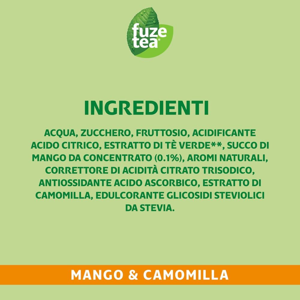 Fuze Tea Mango e Camomilla 1.25L