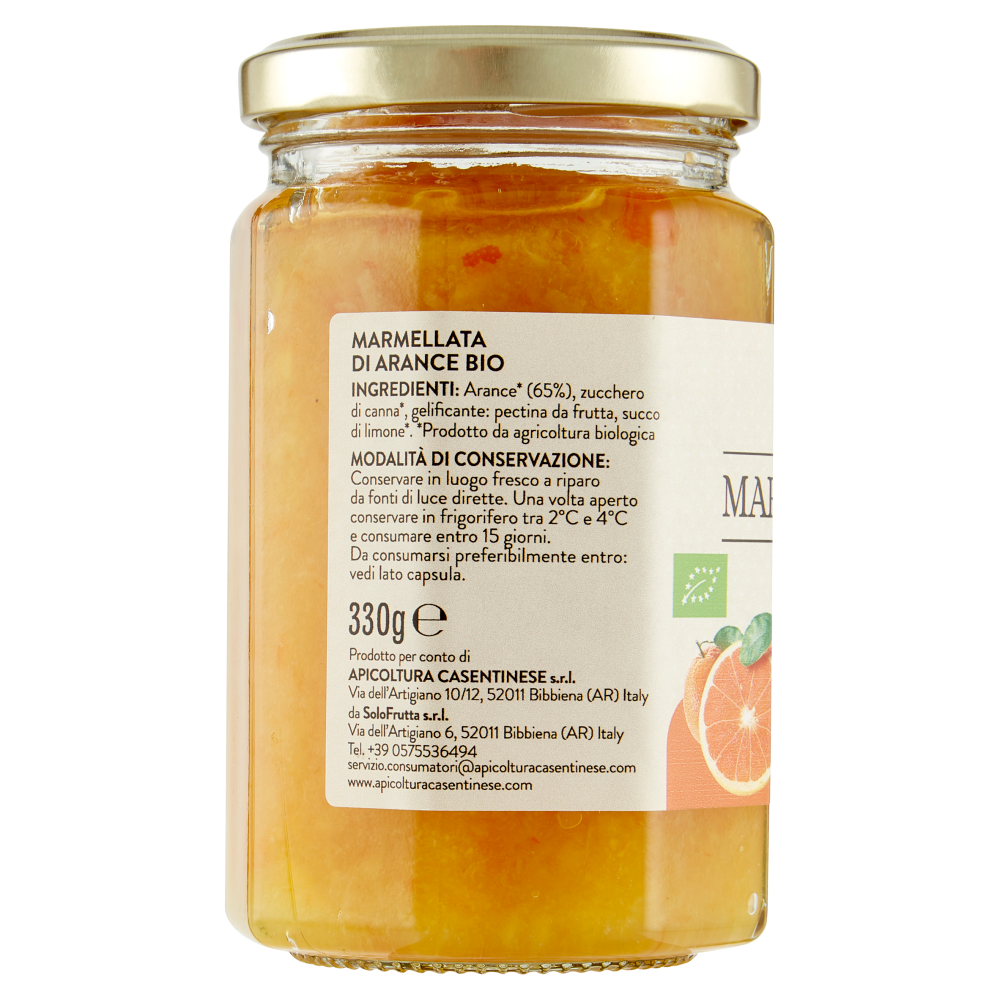 Apicoltura Casentinese Marmellata Bio Arance 330 g