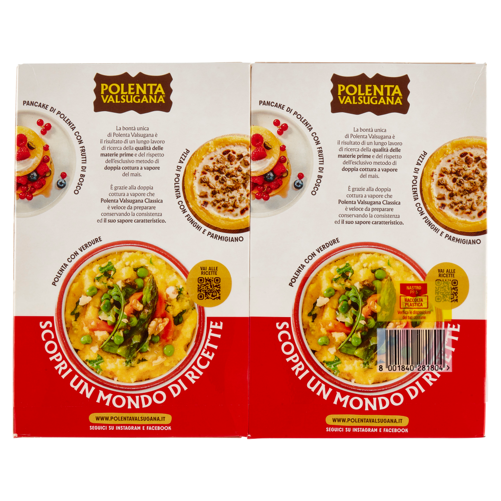 Polenta Valsugana la Classica 2 x 375 g