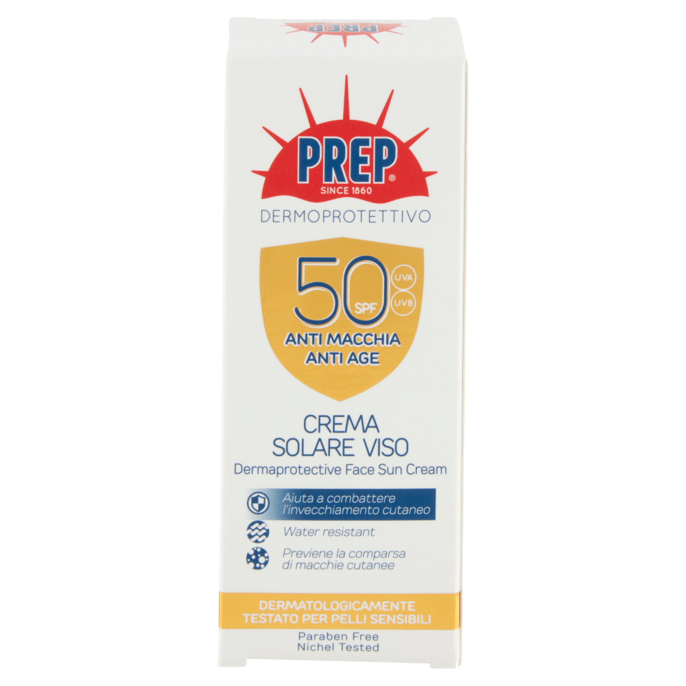 Prep Dermoprotettivo 50 SPF Crema Solare Viso 50 ml