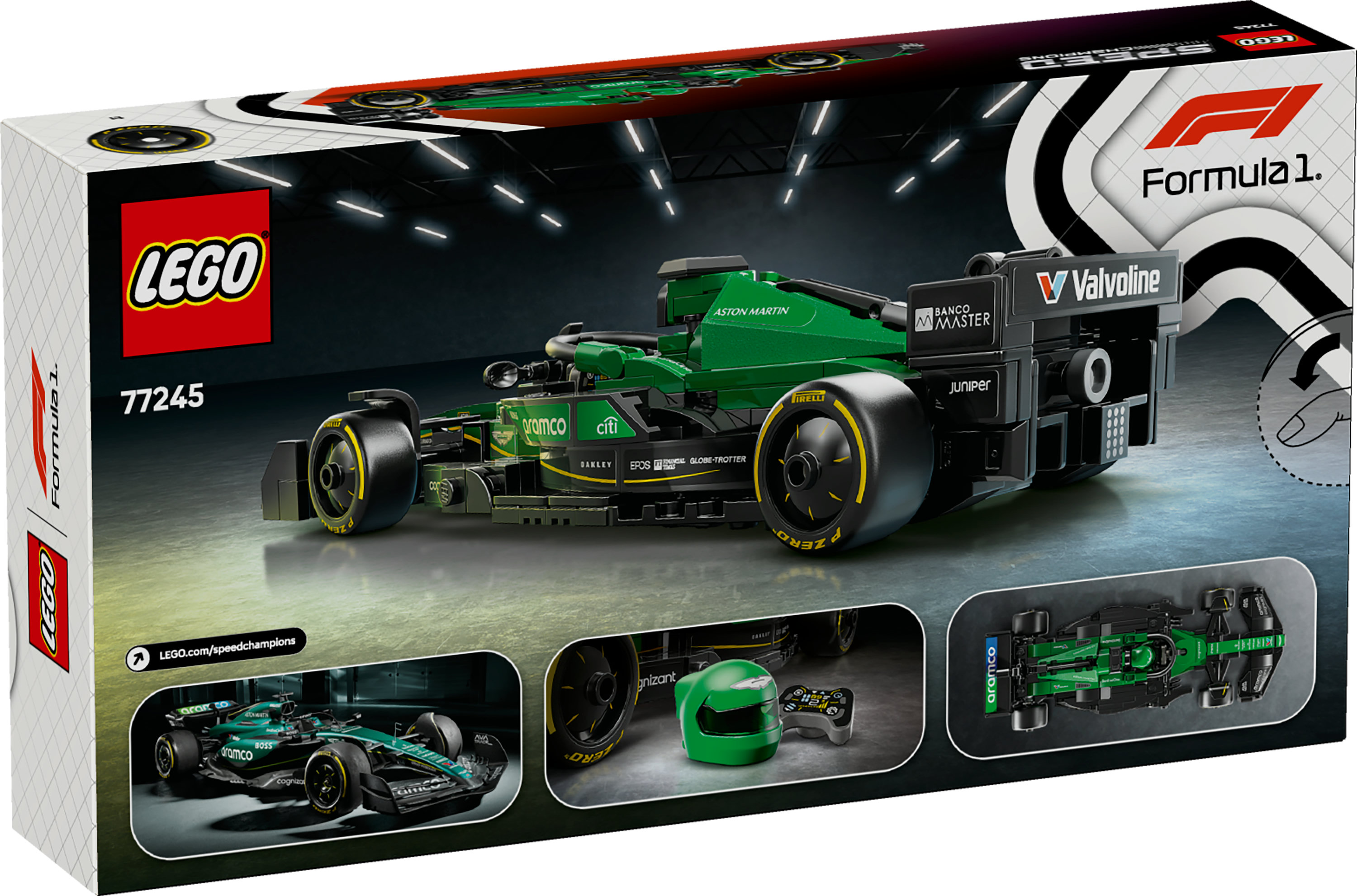 LEGO Speed Champions Auto da corsa Aston Martin Aramco F1® AMR24