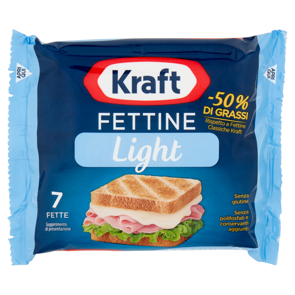 Kraft Fettine Light 7 Fette 175 g