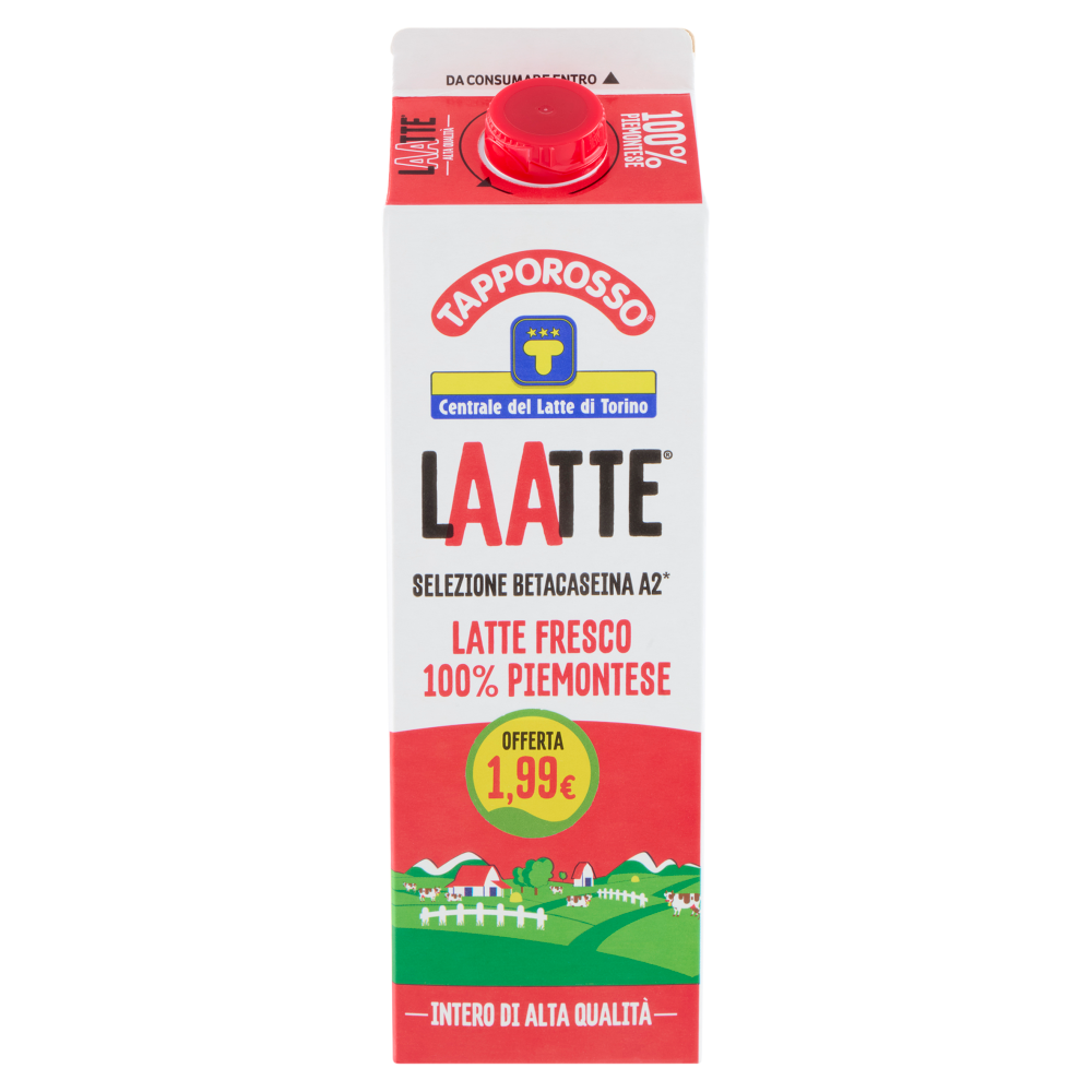Tapporosso LAAtte Intero di Qualit&agrave; 1000 ml