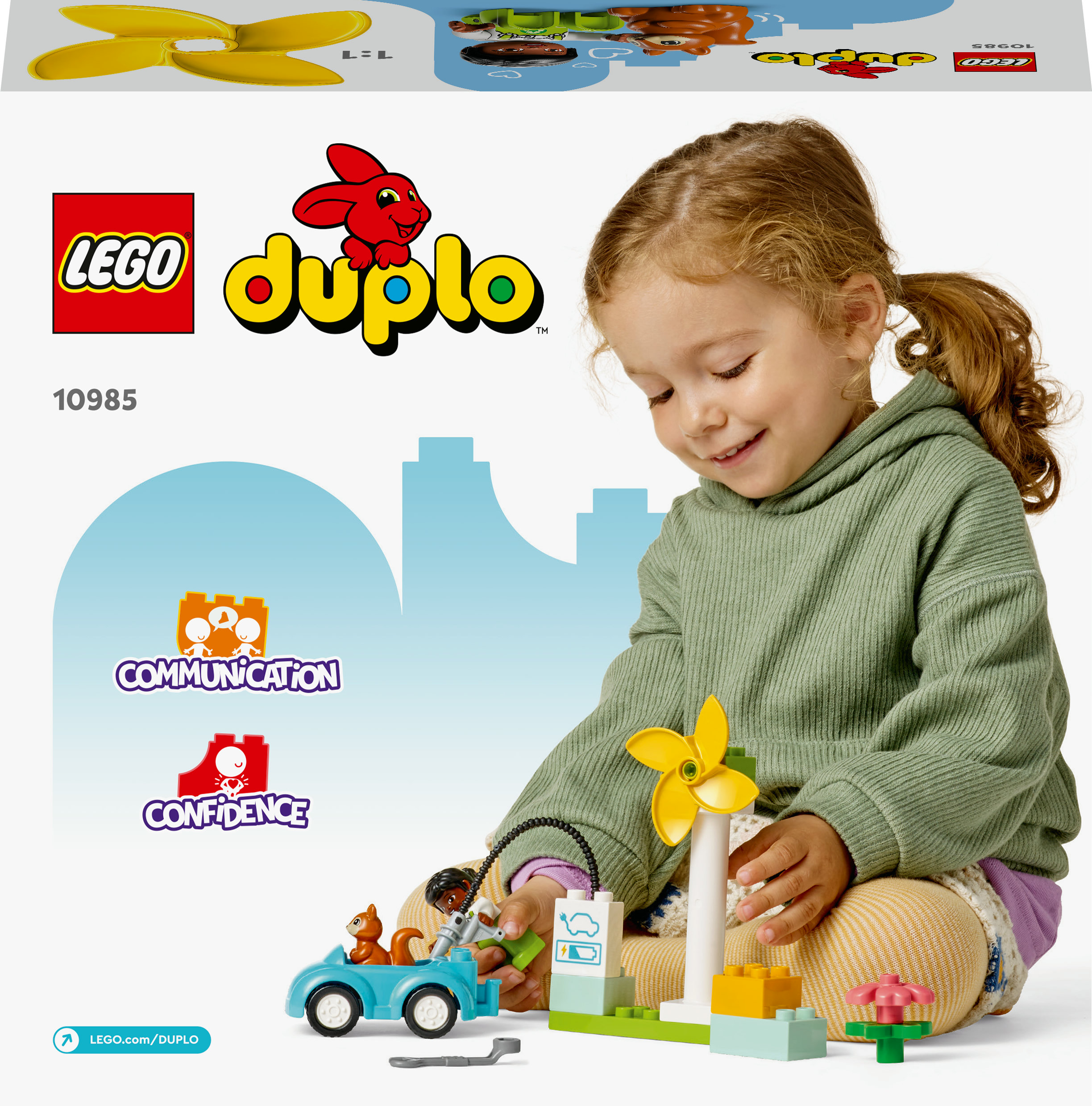 LEGO DUPLO Turbina eolica e auto elettrica