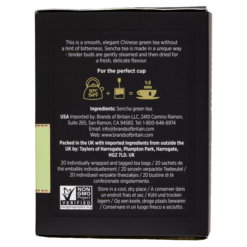 Taylors of Harrogate Pure Green Tea 20 Tea Bags 30 g