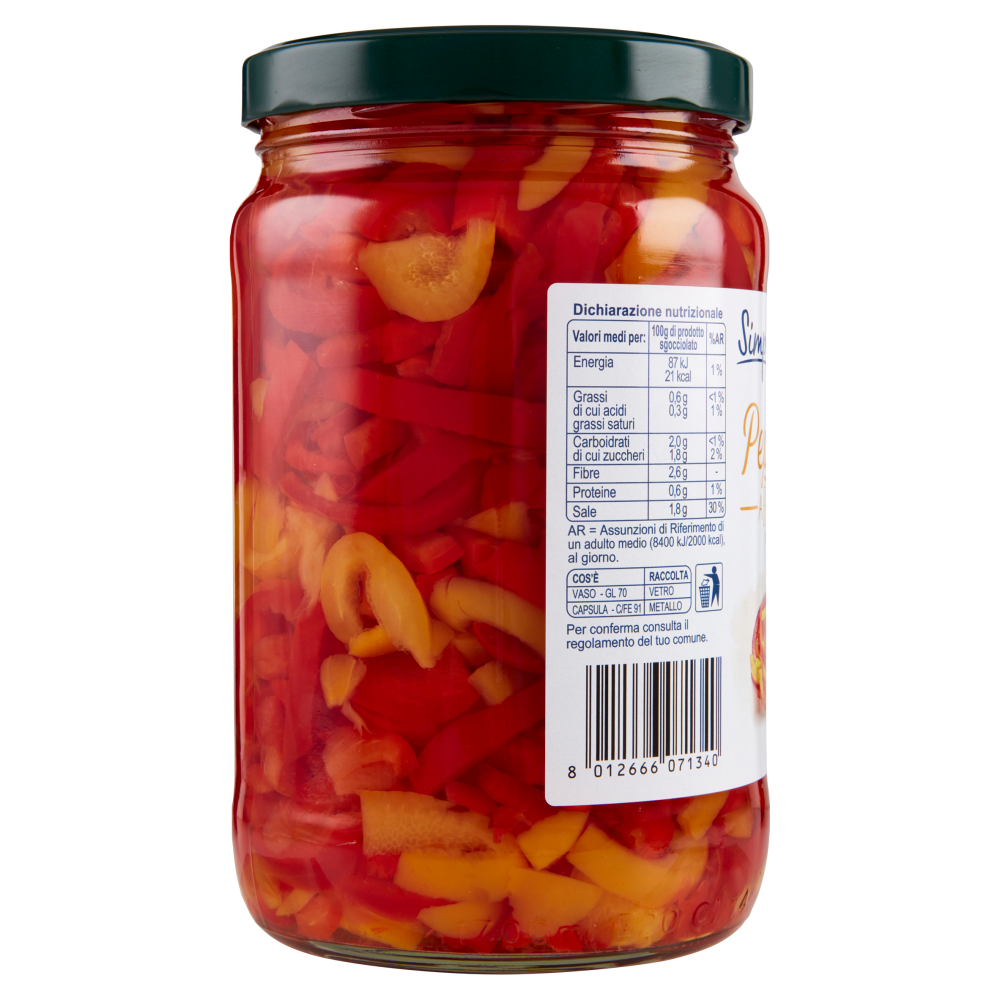 Simpl Peperoni a Filetti sottaceto 1600 g