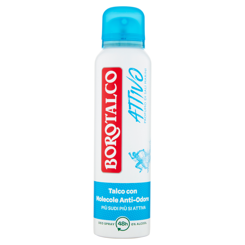 Borotalco Attivo Profumo di Sali Marini Deo Spray 150 ml
