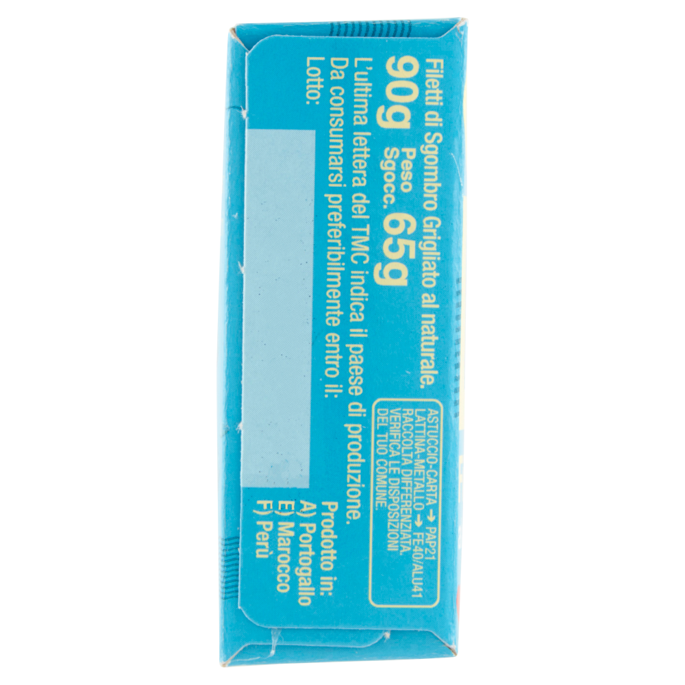 Delicius Grigliati Filetti di Sgombro al naturale 90 g