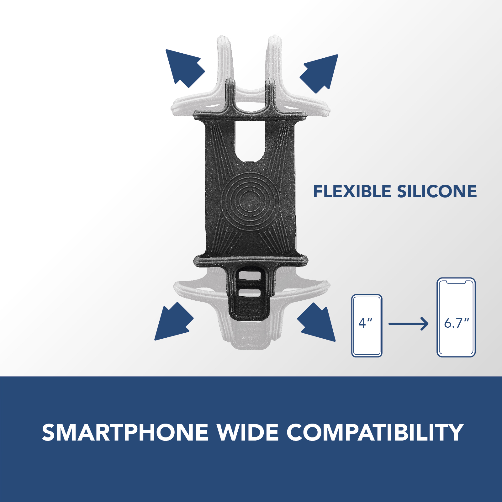 Cellularline Rider - Universal Porta telefono da bicicletta