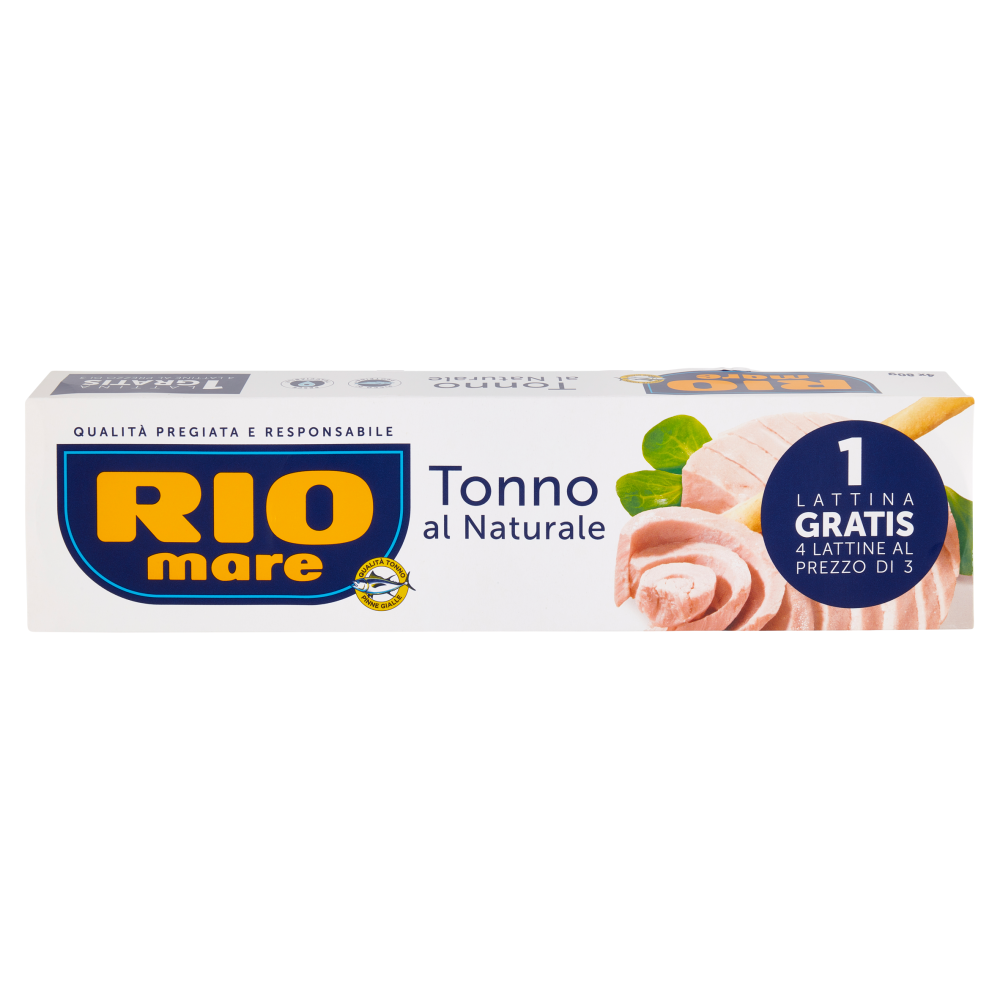 Rio mare Tonno al Naturale 4 x 80 g