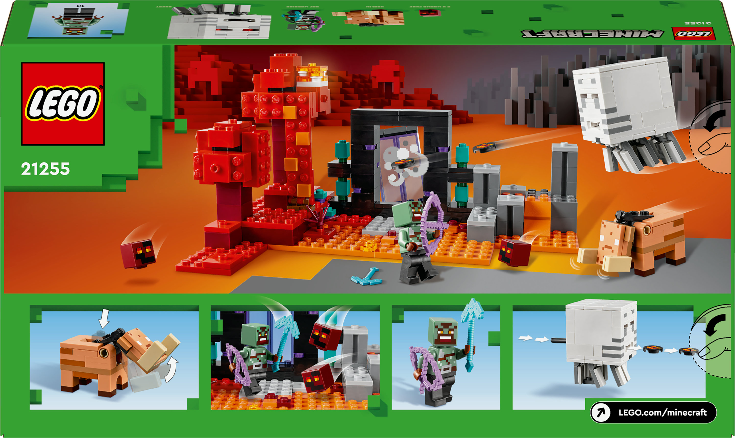 LEGO Minecraft Agguato nel portale del Nether