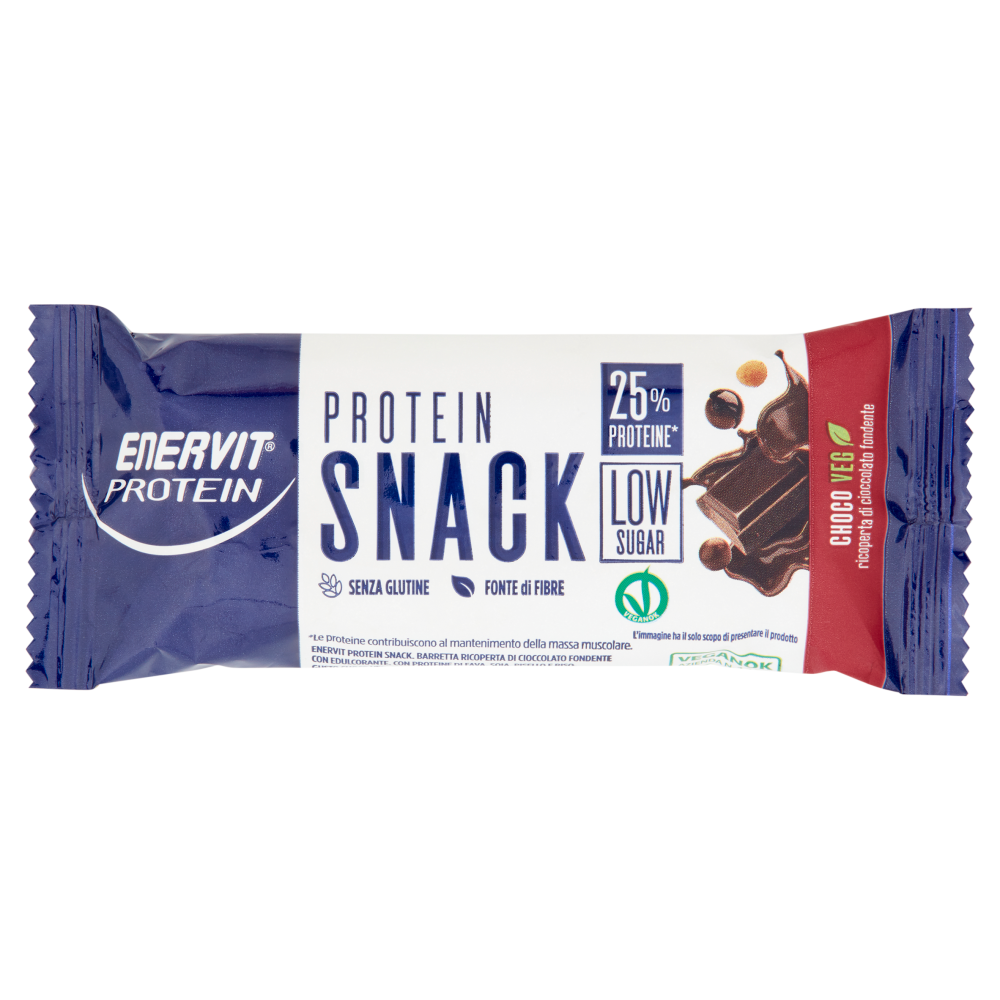 Enervit Protein Low Sugar Protein Snack Choco Veg 33 g