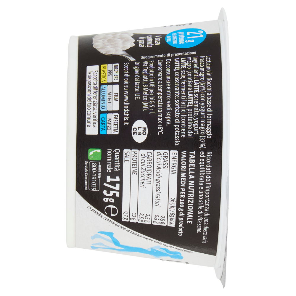  LINDAHLS Protein Fiocchi Di Latte 175 g