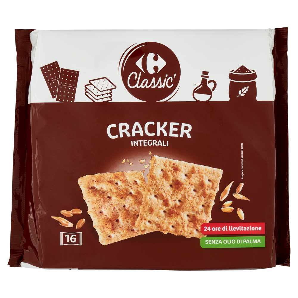 Carrefour Classic Cracker Integrali 16 x 35 g