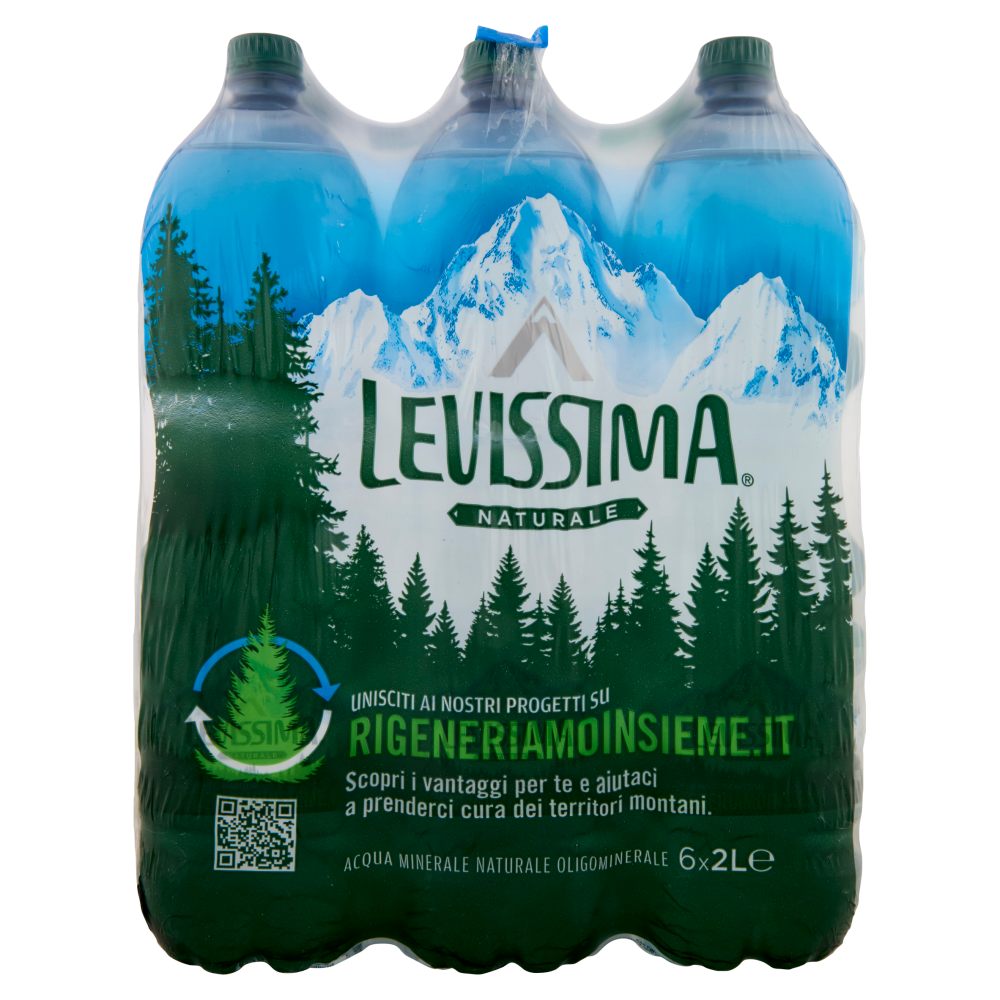 LEVISSIMA, Acqua Naturale 6 x 2L