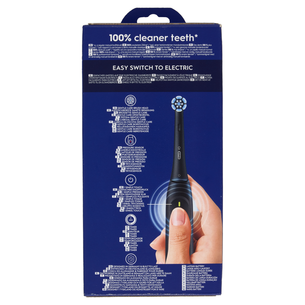Oral-B iO Series 2 Spazzolino Elettrico Denti Ricaricabile Nero