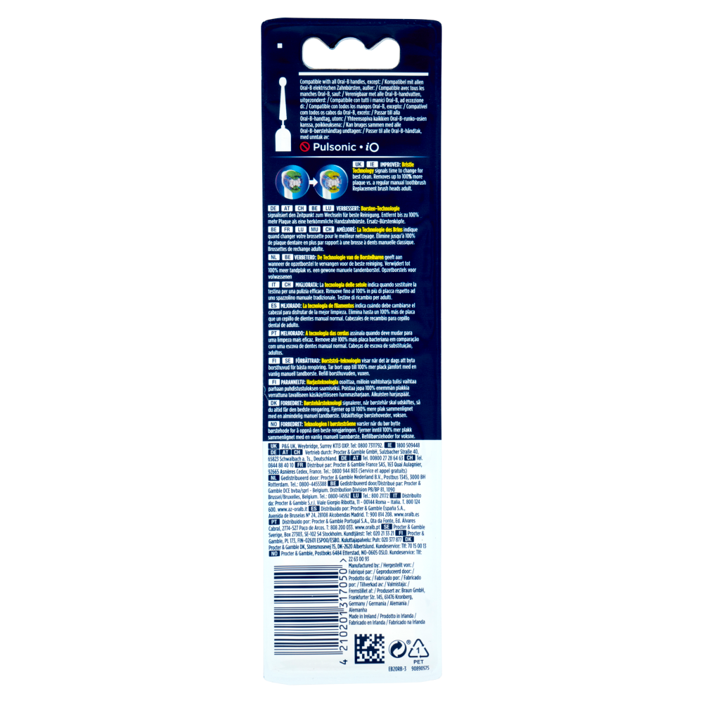 Oral-B Precision Clean CleanMaximiser Testine Ricambio Spazzolino Elettrico Ricaricabile - 3 Refills
