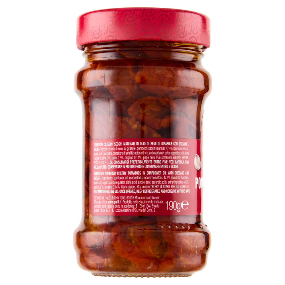 Polli Pomodori Secchi Ciliegino Sottolio 190 g